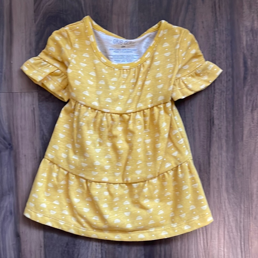 Yellow summer dress with bummie